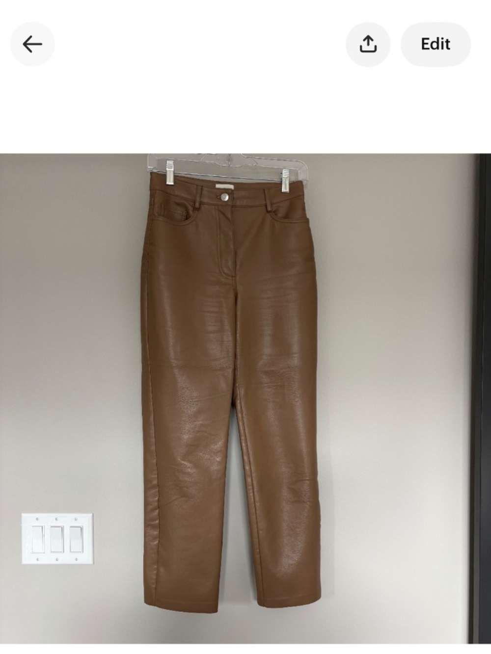 Aritzia UNLeather Pant Bundle - Picture 12 of 16